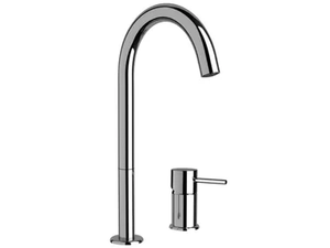 SWING SG655L - High countertop single handle washbasin mixer _ Daniel Rubinetterie